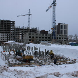 Ход строительства в жилом районе «Чистые пруды» за Январь — Март 2025 года, 5