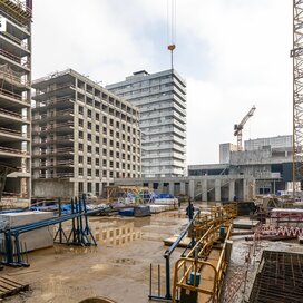 Ход строительства в ЖК «Страна.Озёрная» за Январь — Март 2025 года, 1