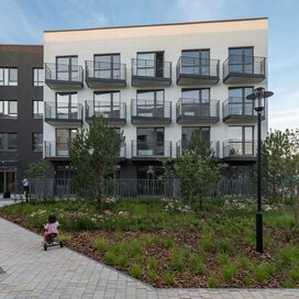 Купить студию или 1-комнатную квартиру эконом класса в ЖК «Скандиа. Квартал у Озера» в Тюмени - изображение 5