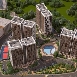 Купить квартиру - студию с ремонтом в ЖК «Аллея Парк» в Сочи - изображение 1