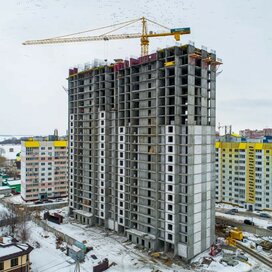 Ход строительства в ЖК на Лесозаводской за Январь — Март 2021 года, 2