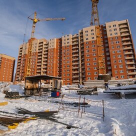 Ход строительства в ЖК «Солнечные часы» за Январь — Март 2021 года, 2
