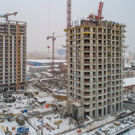 Ход строительства в ЖК «Павелецкая Сити» за Январь — Март 2021 года, 2