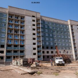 Ход строительства в ЖК Прибрежный за Июль — Сентябрь 2021 года, 2