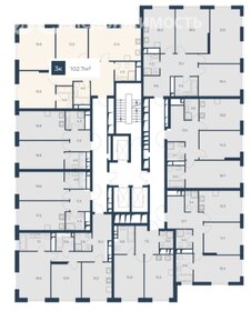 Квартира 98,9 м², 3-комнатная - изображение 2