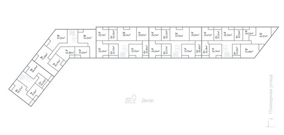 Квартира 39,3 м², 1-комнатная - изображение 2