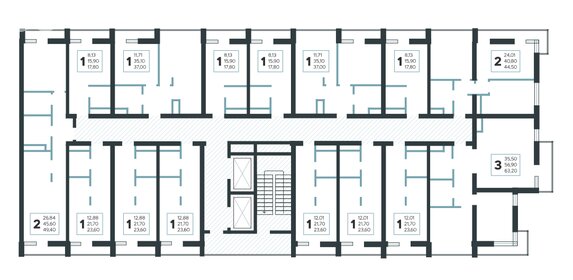 Квартира 50,7 м², 2-комнатная - изображение 2