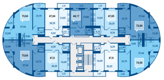 Квартира 41 м², 1-комнатная - изображение 5