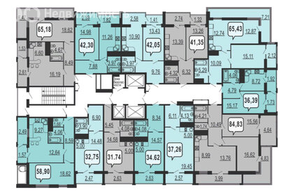 32 м², 1-комнатная квартира 7 700 000 ₽ - изображение 43