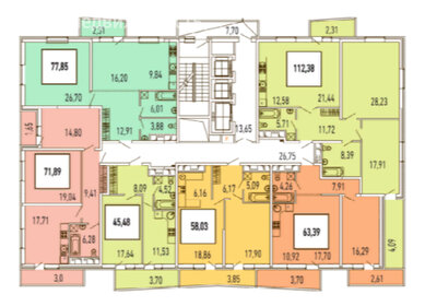 Квартира 42 м², 1-комнатная - изображение 1