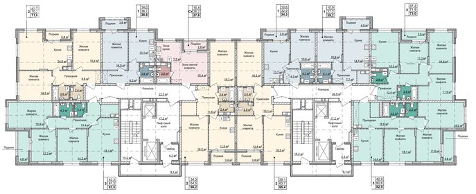 Квартира 40,7 м², 1-комнатная - изображение 2