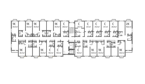 Квартира 33 м², 1-комнатная - изображение 1