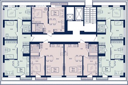 Квартира 71 м², 3-комнатная - изображение 1