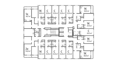 Квартира 53,1 м², 2-комнатная - изображение 1