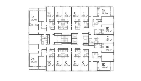 Квартира 22 м², студия - изображение 2