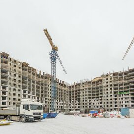 Ход строительства в ЖК «Люберцы» за Январь — Март 2022 года, 2