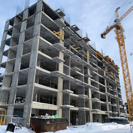 Ход строительства в жилом районе «А14» за Январь — Март 2022 года, 1