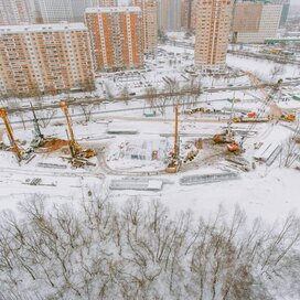 Ход строительства в ЖК Level Мичуринский за Январь — Март 2022 года, 5
