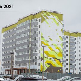 Ход строительства в ЖК «Белые росы» за Октябрь — Декабрь 2021 года, 3