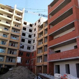 Ход строительства в ЖК «Ломоносов» за Январь — Март 2022 года, 1