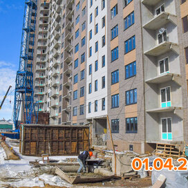 Ход строительства в ЖК «Крымский Квартал» за Апрель — Июнь 2022 года, 2