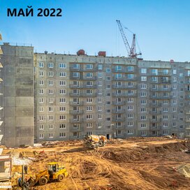 Ход строительства в ЖК «Белые росы» за Апрель — Июнь 2022 года, 5