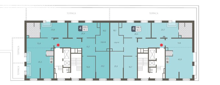 91,3 м², 3-комнатная квартира 44 244 180 ₽ - изображение 38