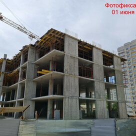 Ход строительства в ЖК «Бух» за Апрель — Июнь 2022 года, 2