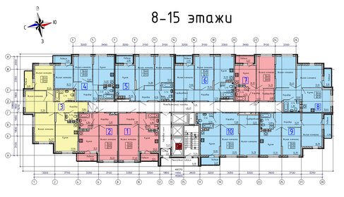 Квартира 73,3 м², 3-комнатная - изображение 2