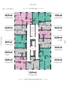 Квартира 25,1 м², 1-комнатная - изображение 2