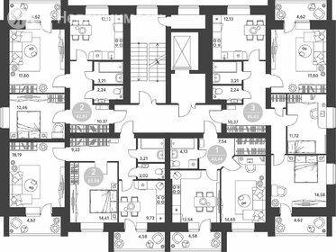 Квартира 58,5 м², 2-комнатная - изображение 1