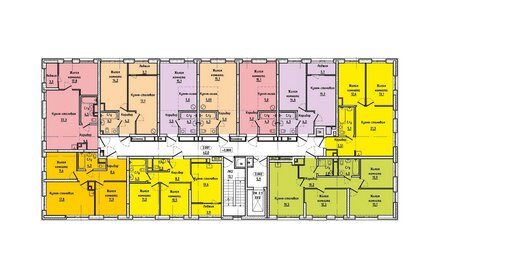 61,5 м², 3-комнатная квартира 7 000 000 ₽ - изображение 68