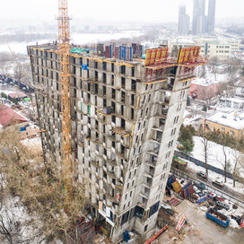 Ход строительства в апарт-комплексе Level Стрешнево за Январь — Март 2023 года, 1