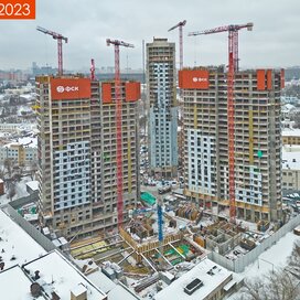 Ход строительства в ЖК «Режиссер» за Январь — Март 2023 года, 4