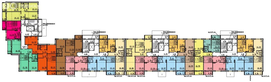 47 м², 1-комнатная квартира 4 500 000 ₽ - изображение 47