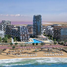 Купить трехкомнатную квартиру большую в курортном комплексе «Прибрежный квартал Прайм» в Крыму - изображение 1