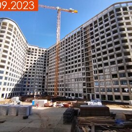 Ход строительства в апарт-комплексе «Движение. Говорово» за Июль — Сентябрь 2023 года, 1