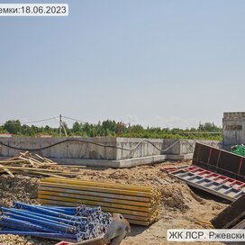 Ход строительства в ЖК «Ржевский парк» за Апрель — Июнь 2023 года, 3