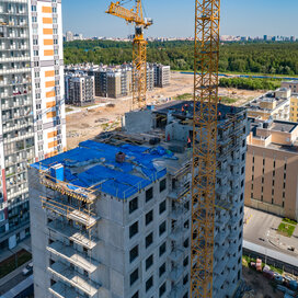 Ход строительства в ЖК «Новоорловский» за Апрель — Июнь 2023 года, 2