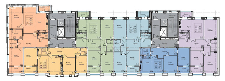 Квартира 122,8 м², 3-комнатная - изображение 1