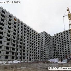 Ход строительства в ЖК «Ржевский парк» за Октябрь — Декабрь 2023 года, 2