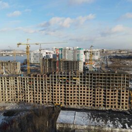 Ход строительства в ЖК «Тихие зори (Красстрой)» за Октябрь — Декабрь 2023 года, 4
