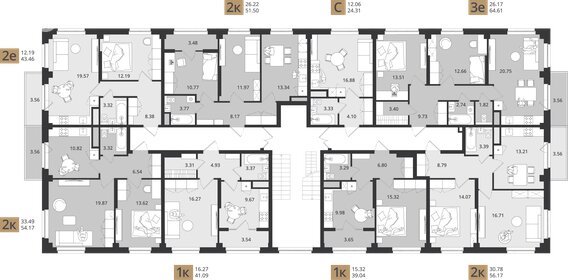58,8 м², 4-комнатная квартира 6 200 000 ₽ - изображение 90