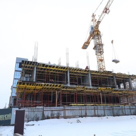 Ход строительства в клубном доме «Петропавловский» за Январь — Март 2024 года, 2
