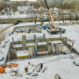Ход строительства в жилом квартале «Голос Кашириных» за Январь — Март 2024 года, 6