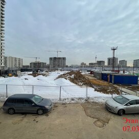 Ход строительства в ЖК «РУСИЧ-Кантемировский» за Январь — Март 2024 года, 3