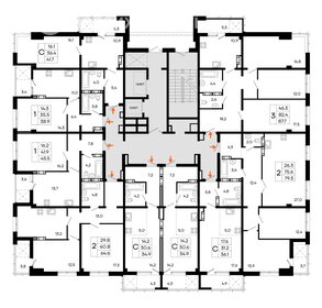 Квартира 64,6 м², 2-комнатная - изображение 2