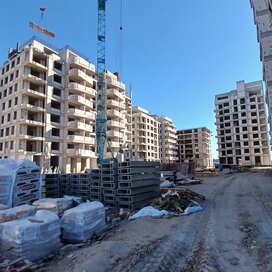 Ход строительства в жилом квартале «Розовое озеро» за Январь — Март 2024 года, 2