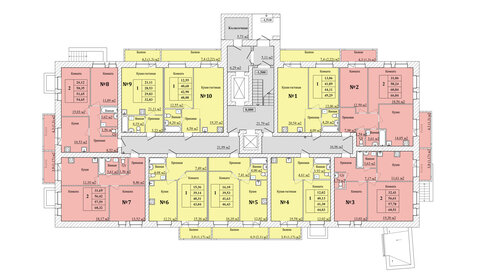 Квартира 42,9 м², 1-комнатная - изображение 2