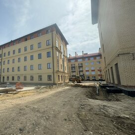 Ход строительства в жилом квартале «Олива» за Апрель — Июнь 2024 года, 2